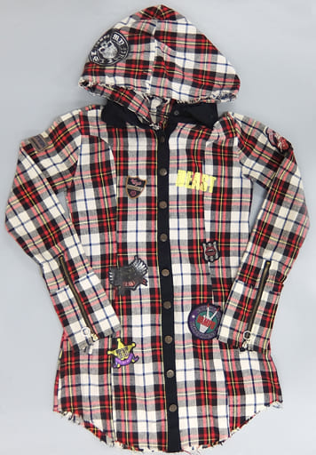 駿河屋 -<中古>VAMPS Hooded Check Shirts(フード付きチェックシャツ