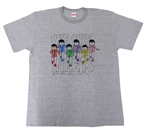 駿河屋 - 【買取】6つ子 Tシャツ シャツ松ver. グレー Lサイズ