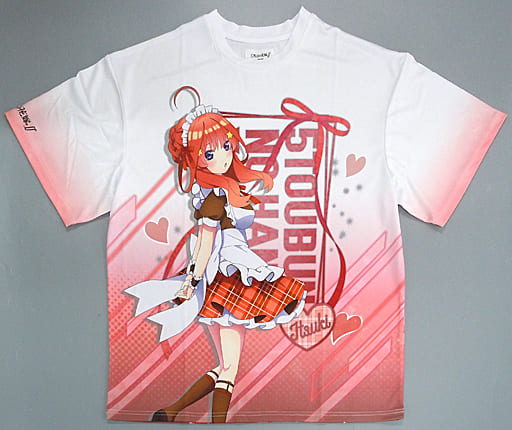 駿河屋 -<中古>中野五月 フルグラフィックTシャツ ホワイト XLサイズ