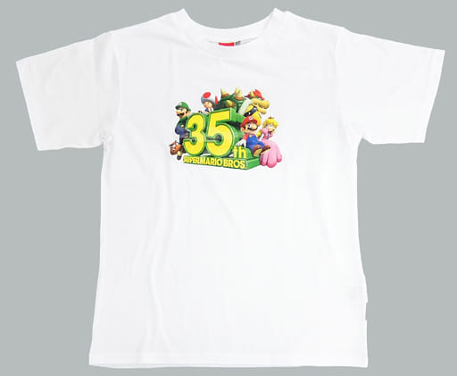 駿河屋 -<中古>集合(SUPER MARIO BROS. 35th) Tシャツ ホワイト S ...