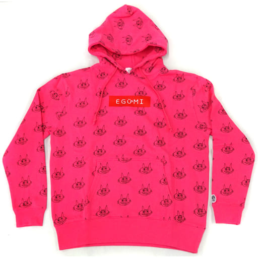 駿河屋 -<中古>江口拓也 EGUMI 猫 MONOGRAM PULL OVER PARKA(パーカー