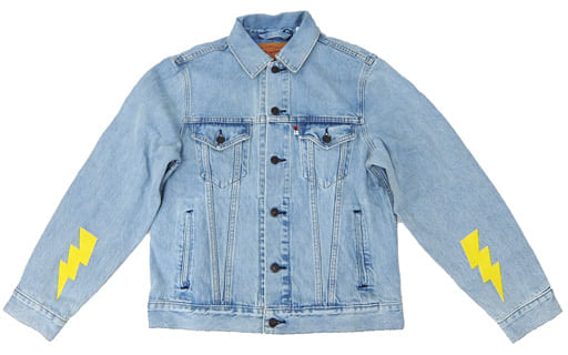 駿河屋 -<中古>ピカチュウ VINTAGE FIT トラッカージャケット ブルー S