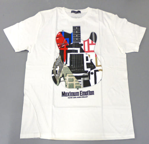 駿河屋 中古 布袋寅泰 Beat 7 Guitar Tee Tシャツ ホワイト Xlサイズ 布袋寅泰 35th Anniversary 8 Beatのシルエット Beat 7 Maximum Emotion Tour The Best For The Future その他