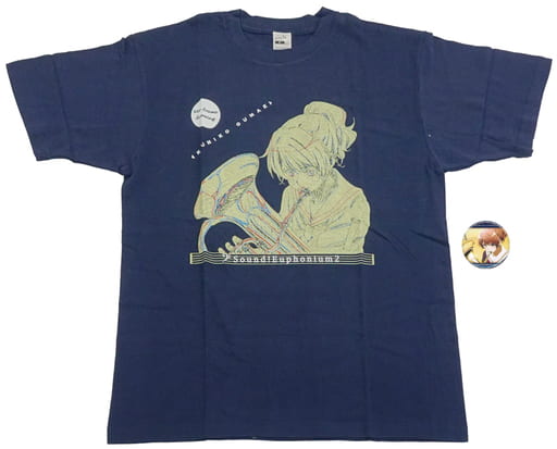 【新品未開封】 響け！ユーフォニアム缶バッジ付き原画Tシャツ【高坂麗奈】