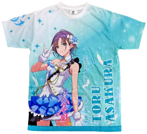 浅倉透(2ndLIVE ver.) 公式フルグラフィックTシャツ ミントグリーン Lサイズ 「THE IDOLM@STER SHINY COLORS 2ndLIVE STEP INTO THE SUNSET SKY」 浅倉透(2ndLIVE ver.) 公式フルグラフィックTシャツ ミントグリーン Lサイズ 「THE IDOLM@STER SHINY COLORS 2ndLIVE STEP INTO THE SUNSET SKY」