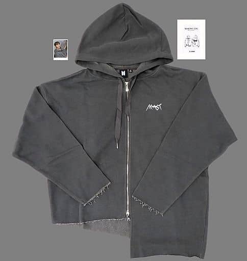 ARMYST ZIP-UP HOODY ジョングク パーカー ブラック XL