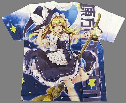 霧雨魔理沙 フルグラフィックTシャツ 麗神社夏祭りVer. ホワイト XLサイズ 「東方Project」 霧雨魔理沙 フルグラフィックTシャツ 麗神社夏祭りVer. ホワイト XLサイズ 「東方Project」