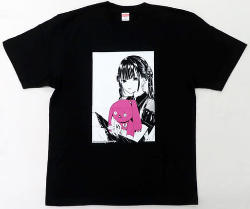 駿河屋 -<中古>高橋優愛(ゆあ) Tシャツ 描き起こしver. ブラック XL 