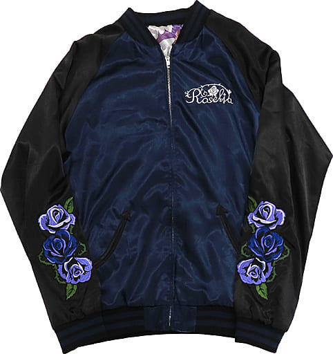駿河屋 -<中古>Roselia スカジャン ブルー×ブラック XLサイズ 「BanG 駿河屋 -<中古>Roselia スカジャン ブルー×ブラック XLサイズ 「BanG