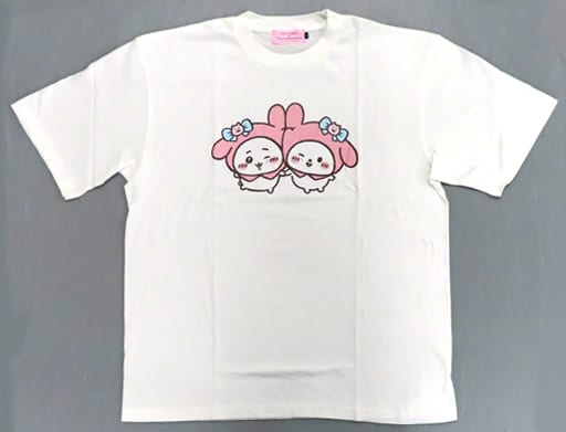 駿河屋 -<中古>ちいかわ＆マイメロディ ビックTシャツ ホワイト M