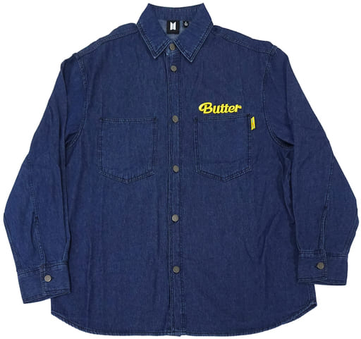 駿河屋 -<中古>BTS(防弾少年団) デニムシャツ Mサイズ 「Butter 駿河屋 -<中古>BTS(防弾少年団) デニムシャツ Mサイズ 「Butter