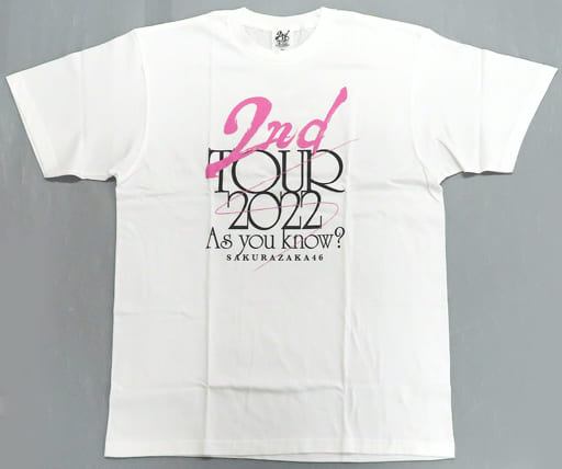 駿河屋 -<中古>櫻坂46 ロゴTシャツ ホワイト XLサイズ 「2nd TOUR 2022 駿河屋 -<中古>櫻坂46 ロゴTシャツ ホワイト XLサイズ 「2nd TOUR 2022