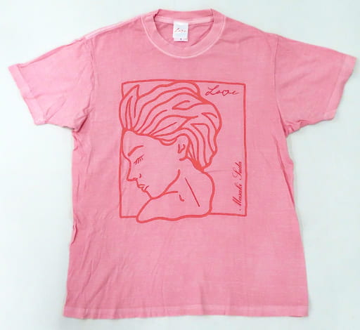 駿河屋 -<中古>[破損品] 菅田将暉 “LOVE”Tシャツ ピンク XLサイズ