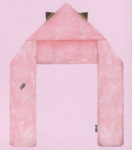 駿河屋 -<中古>アーニャ・フォージャー(ピンク) フード付きマフラー