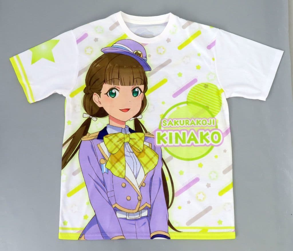 駿河屋 -<中古>桜小路きな子 フルグラフィックTシャツ イエロー XL 駿河屋 -<中古>桜小路きな子 フルグラフィックTシャツ イエロー XL