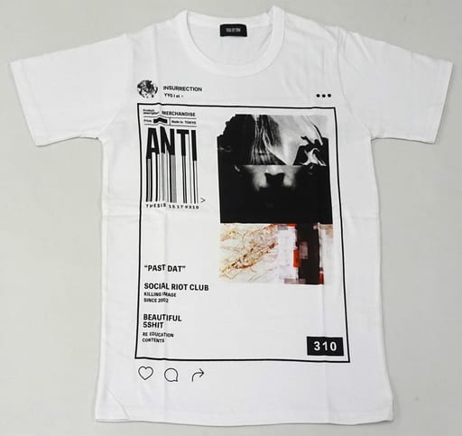 the GazettE Tシャツ ホワイト Mサイズ 「十五周年記念公演 大日本異端芸者『暴動区 愚鈍の桜』」 the GazettE Tシャツ ホワイト Mサイズ 「十五周年記念公演 大日本異端芸者『暴動区 愚鈍の桜』」