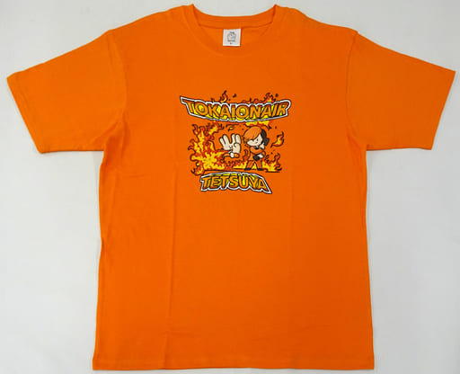 駿河屋 -<中古>てつや GOD OF ENTERTAINMENT Tシャツ オレンジ Lサイズ
