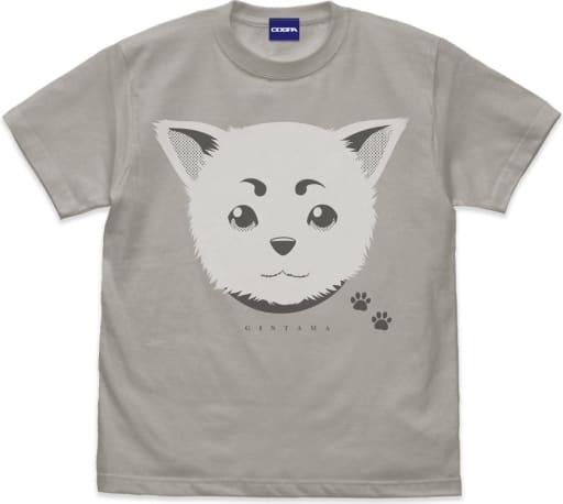 駿河屋 -<新品/中古>定春フェイス TシャツVer.2.0 ライトグレー L