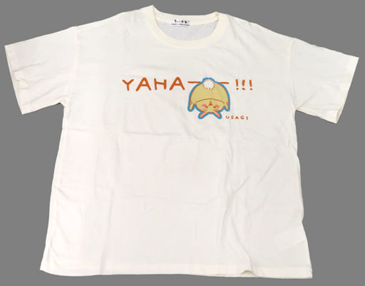 駿河屋 -<中古>うさぎ(YAHAー!!!) Tシャツ ホワイト レディース3L