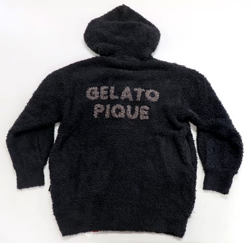 駿河屋 -<中古>クロネコBIGパーカー ブラック フリーサイズ 「gelato ...