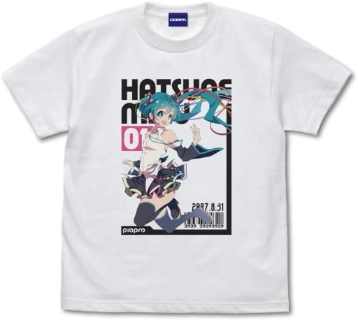 駿河屋 -<新品/中古>初音ミク チテックリン Ver Tシャツ ホワイト L