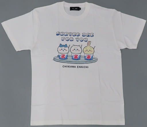 駿河屋 -<中古>かき氷 Tシャツ ホワイト フリーサイズ 「ちいかわ ...