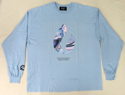 駿河屋 -<中古>凪原涼菜 オリジナルロングスリーブTシャツ ブルー XXL