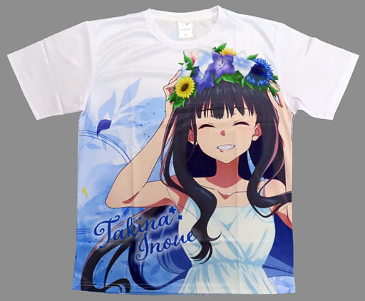 井ノ上たきな フルグラフィックTシャツ ホワイト XLサイズ 「リコリス・リコイル」 バースデー記念グッズ 井ノ上たきな フルグラフィックTシャツ ホワイト XLサイズ 「リコリス・リコイル」 バースデー記念グッズ