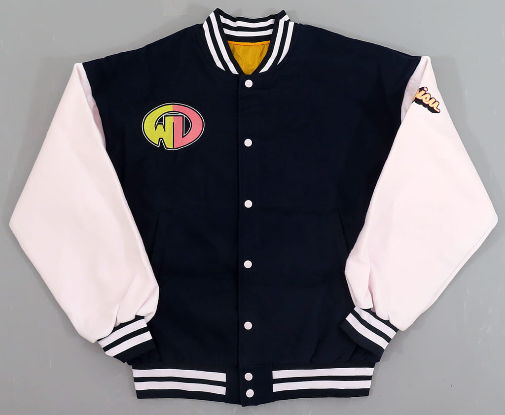 駿河屋 -<中古>わためいと ジンギス団スタジャン ネイビー×ホワイト 駿河屋 -<中古>わためいと ジンギス団スタジャン ネイビー×ホワイト