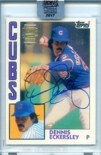 topps デニス・エカーズリー 直筆サインカード - スポーツ選手 topps デニス・エカーズリー 直筆サインカード - スポーツ選手