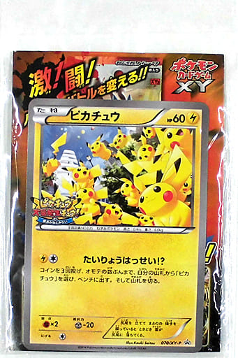 駿河屋 -<中古>ポケモンカードゲームXY ピカチュウカード(070/XY-P [P