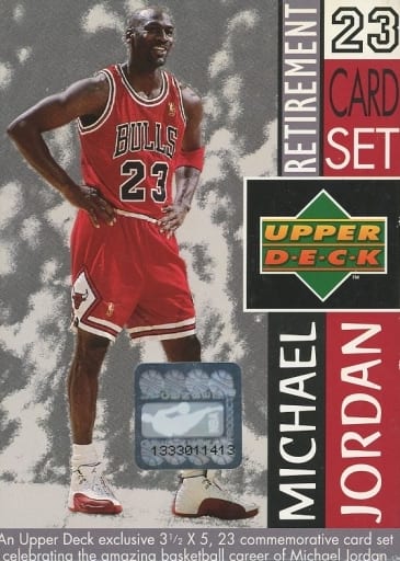 UPPER DECK マイケルジョーダン JORDAN アッパーデック　テレホン