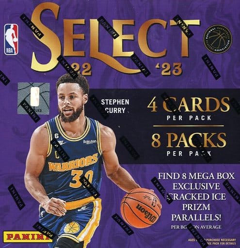 2個 NBA 23 パニーニ セレクト バスケットボール カード メガボックス