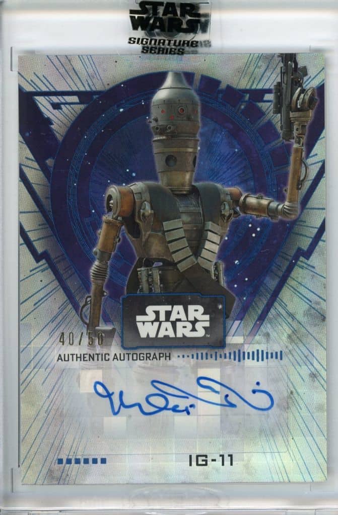 Taika Waititi as IG-11 -タイカ・ワイティティ/IG-11- Autographs Taika Waititi as IG-11 -タイカ・ワイティティ/IG-11- Autographs