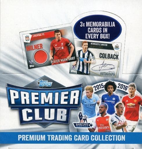 駿河屋 新品 中古 Box 16 Topps Premier Club Soccer イングランドプレミアリーグサッカーカード Tcg