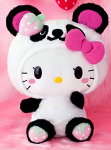駿河屋 -<中古>パンダハローキティ(ノーマル) 2LたっぷりいちごBIG