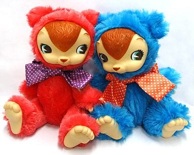 駿河屋 -<中古>全2種セット リボンぬいぐるみ 「ToysField mix drops