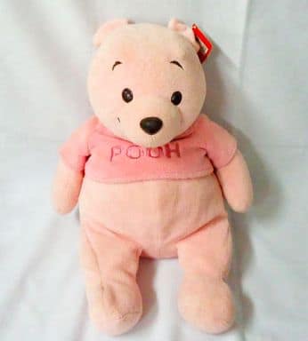 駿河屋 中古 プーさん ピンク ぬいぐるみ Colour Pooh Pink くまのプーさん ディズニーストア限定 ぬいぐるみ