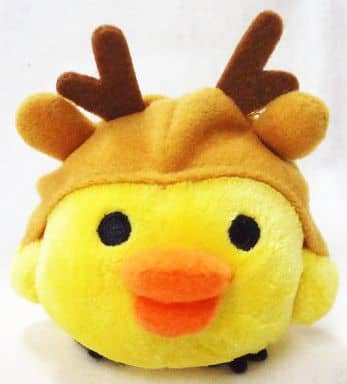 駿河屋 中古 キイロイトリ トナカイ帽子 クリスマスぬいぐるみpart2 リラックマ ぬいぐるみ