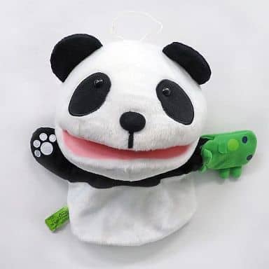駿河屋 中古 生茶パンダ くちぱっち 生茶パンダ パペットぬいぐるみ たまごっち キリンビバレッジ ぬいぐるみ