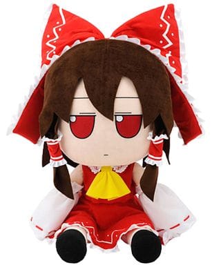 オンライン限定商品】 タグ付き 東方 ぬいぐるみ 博麗 霊夢 ぱぺっとれ