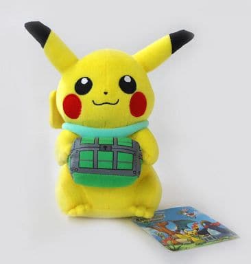 駿河屋 中古 ピカチュウ 空の探検隊 ぬいぐるみ ポケモン不思議のダンジョン 空の探検隊 ポケモンセンター限定 ぬいぐるみ