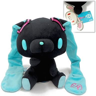 汎用うさぎ×初音ミク SL ぬいぐるみ ブラック グリーン 2種 セット