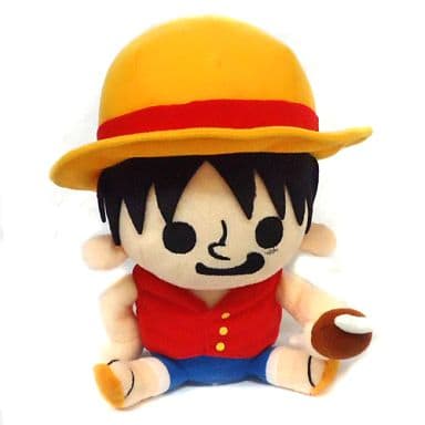 駿河屋 買取 ルフィ パンソンワークスぬいぐるみ シゲキックス ワンピース モバイルキャンペーン第2弾当選品 ぬいぐるみ