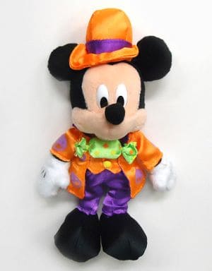 駿河屋 中古 ミッキーマウス ぬいぐるみバッジ ディズニー ハロウィーン04 東京ディズニーランド限定 ぬいぐるみ