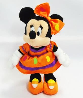 駿河屋 中古 ミニーマウス ぬいぐるみバッジ ディズニー ハロウィーン04 東京ディズニーランド限定 ぬいぐるみ