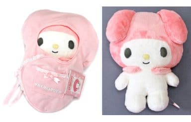 美品　マイメロディ  ぬいぐるみ　big おくるみ　赤ちゃん　ベビー　baby