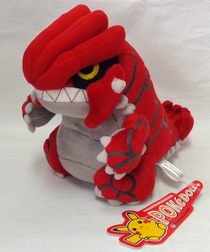 駿河屋 中古 タグ有 美品 グラードンドール ポケドール ぬいぐるみ ポケットモンスター ポケモンセンター限定 ぬいぐるみ