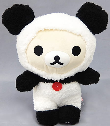 駿河屋 中古 コリラックマ パンダでごろんぬいぐるみbig リラックマ ラウンドワン限定 ぬいぐるみ