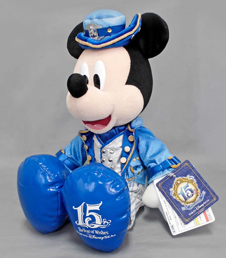 ☆タグ付き☆ ミッキー 特大ぬいぐるみ 15周年 クリスタルウィッシュ